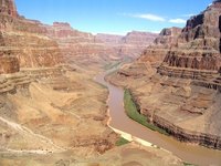 Rivers flow downhill.