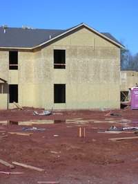 The roof, exterior walls and floors of a structure form the building envelope