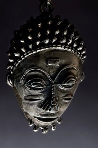 Facial markings are an important element of the witch doctor look.