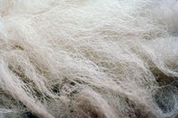 Wool roving can be easily wet felted into bowls.