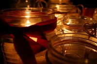 You can pour soy wax into jars for easy container candles