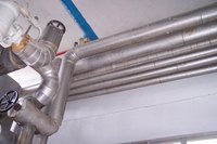 Steam pipes must handle both high pressure and heat.