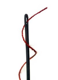 For simple repairs to a Prada garment, all that may be needed is a needle and thread.