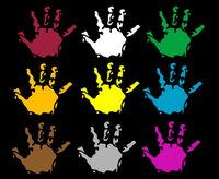 Creating an art project with your child's handprint makes a unique gift.
