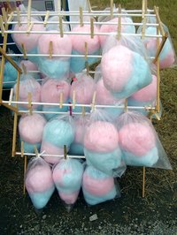 Cotton candy and carnivals go together like bread and butter.
