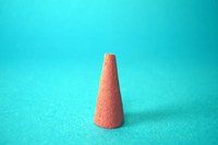 Cone-shaped metal is used for making jingling cones.