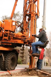 Soil investigations can involve large drilling rigs like this one, but not often.