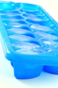 Use ice cube trays to cast Plaster of Paris shapes.