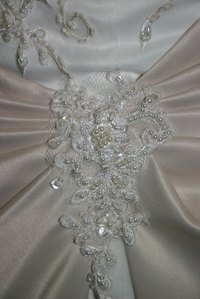 Recycle wedding dresses into memorable pillows.