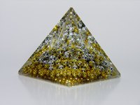 Clear plastic resin can be molded into many different items.