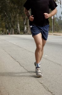 Running burns calories.