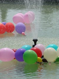 Water and balloons are a sure-fire mix for having fun in the summertime.