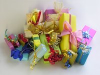 Add a bow to your gift for a festive look.