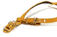 This leather luggage strap is high quality, but doesn't stand out from the crowd.