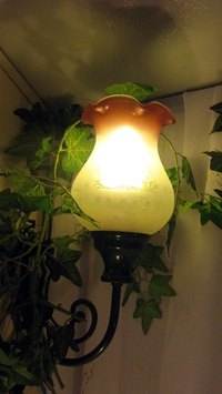 Hurricane lamps can be used as centerpieces.
