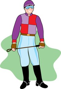 Make a jockey stick as a prop for a costume