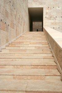 Stone steps are easy to repair with epoxy.
