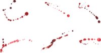 Painting blood drips can be difficult.