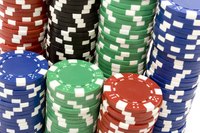 Chips are an easy way for participants to keep track of their winnings during a Monte Carlo Night event.