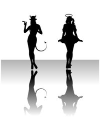 Angel and devil tattoo ideas can be as creative as you like.