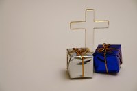 Christian-themed showers feature biblical themes and common household items.