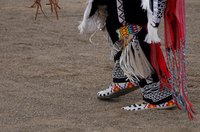 Moccasins were a historical shoe worn by many Native American tribes.