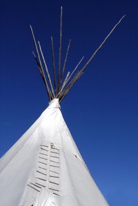 Make your own miniature teepee.
