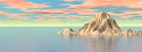 An iceberg was the downfall of the Titanic.