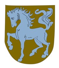 A shield such as this can easily be made from cardboard or wood.