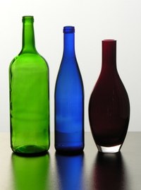 Give new life to old glass bottles by using them as craft materials.