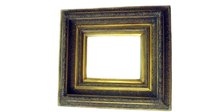 A shadow box is a 3D arrangement behind a frame.