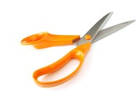 Sharp scissors are required to accurately cut plastic canvas.