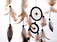 Dirty feathers are easy to clean.