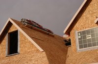 Tar paper, also called roofing felt, is used under shingles.