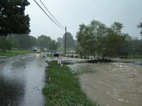 Sandbag walls can protect your home from flooding.