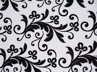 An achromatic color scheme is a dramatic way to decorate a room.