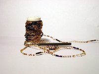 Fine beading wire gives a stable foundation for handmade jewelry.