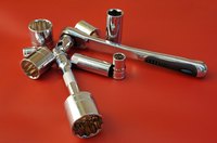 A broken ratchet handle can be repaired quickly.