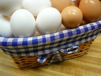 Make a charming basket liner for a recycled basket.