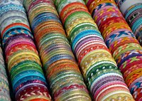 You can create your string bracelet with only three strands of yarn.