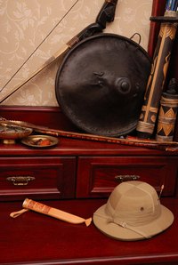 You can make a pith helmet using craft materials.