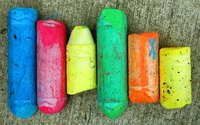 Sidewalk chalk is made from the mineral gypsum.