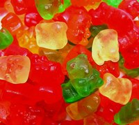 Gummi bear soft candies are best avoided by those with citric acid sensitivities.