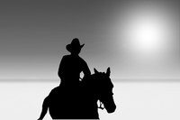 A cowboy dresses for function as well as fashion.