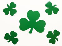 Shamrocks are a symbol of Ireland.