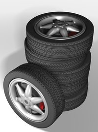 Distributing tires near auto repair shops and car lots is very common.