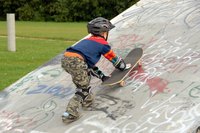 There are lots of different kinds of concrete ramps.