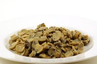 Sliced mushrooms complement many meals.
