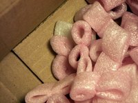 Sheets of styrofoam can be used to make molds for projects.