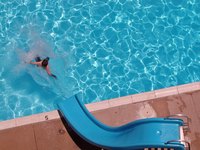 Several hotels have waterslides in the Denver area.
